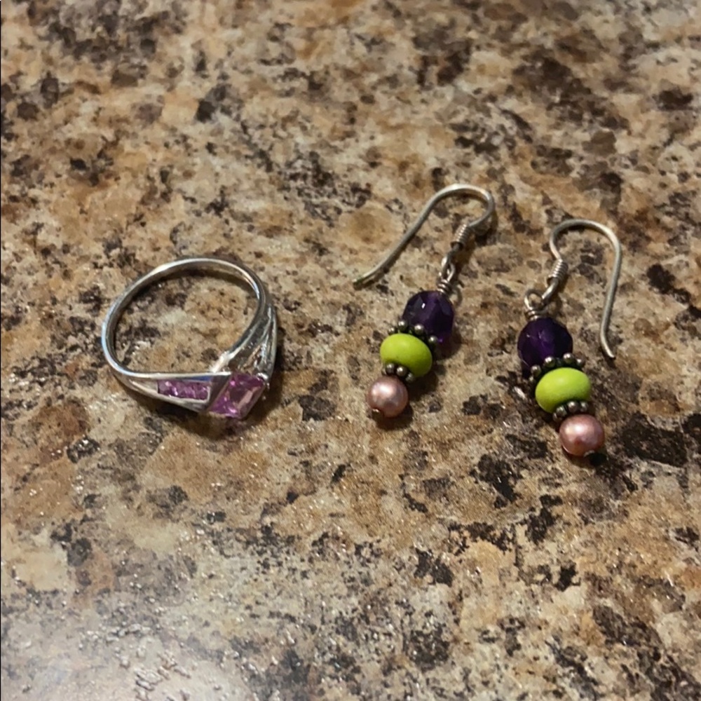 Ring and earring set